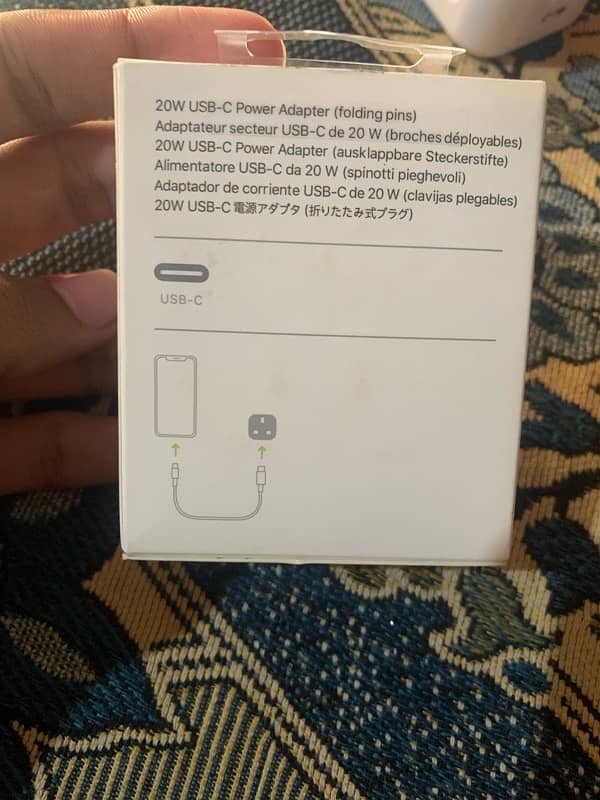 Apple Usb C 20 Watt power Adapter/charger 100% original 4