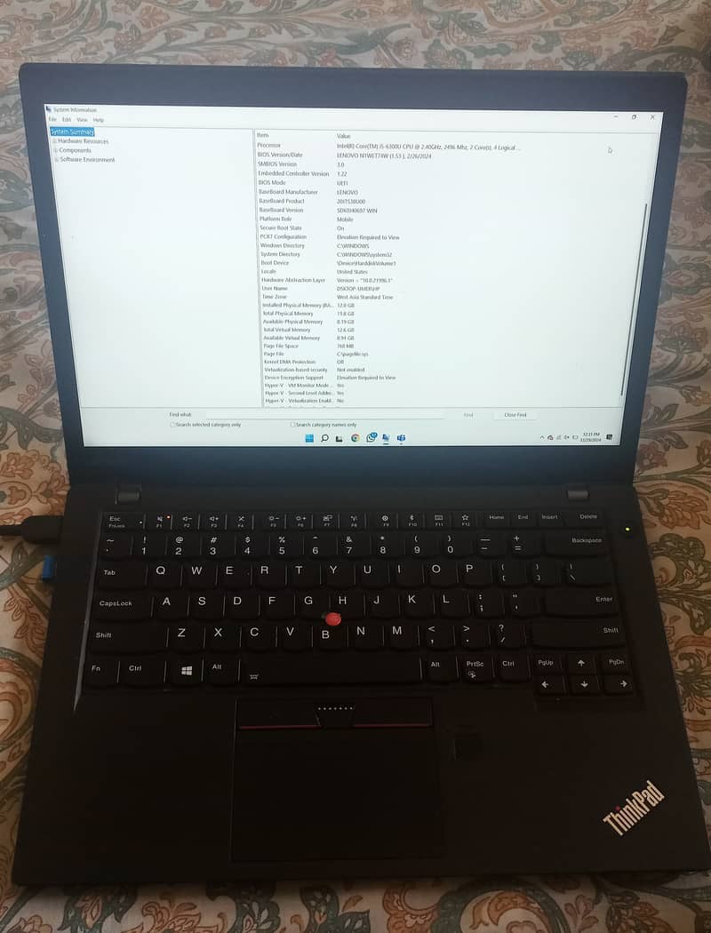 Lenovo ThinkPad T470s with charger and 2 Days checking Warranty 0