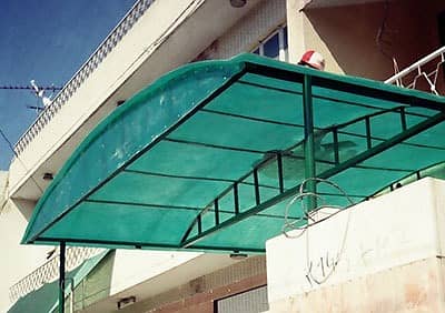 Parking shed / Fiber glass / fiber sheet / Transparent fiber sheet 1