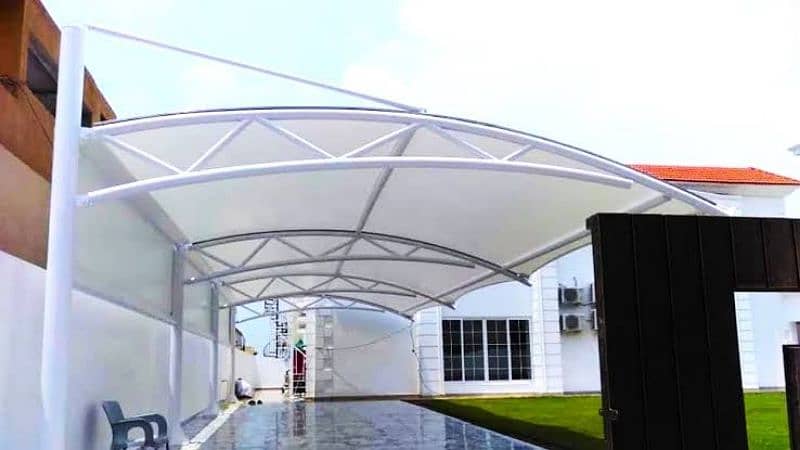 Car parking sheds | Pole Parking | Wall mounted | Car porch | Tensile 8