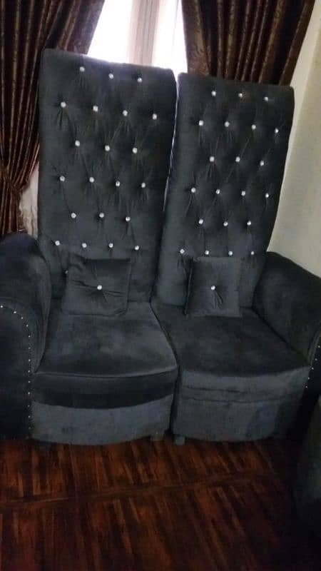 sofa set 1-2 & 3 piece  with 2 Master Royal chairs 14