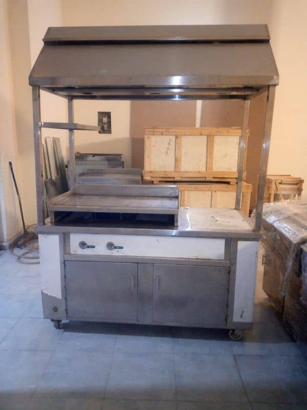 Commercial stove burner working table pizza oven equipment 9