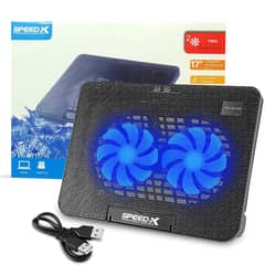 Laptop Cooling Pad new with Box 2 Usb Dc 5 volt 2 Fan system