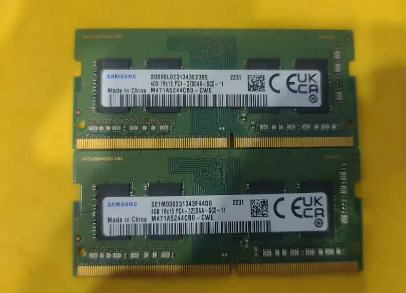 Samsung 4 / 4 8GB Laptop Ram DDR4 3200mhz 1