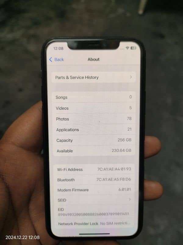 iphone 11 pro 256gb Dual sim PTA Approved 9