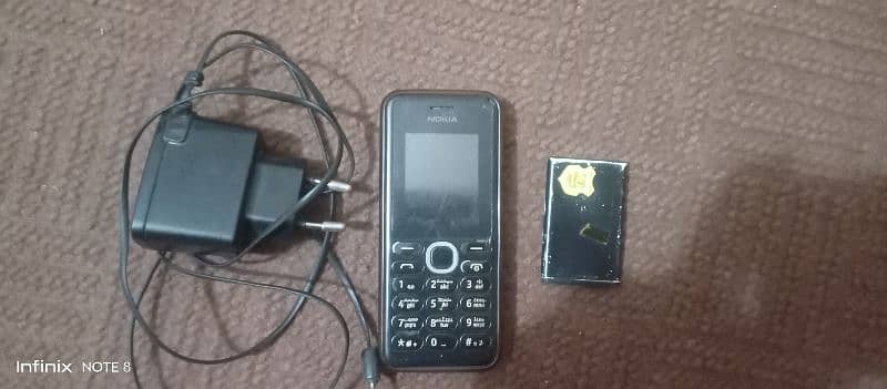 Nokia 108 with Original Charger 0