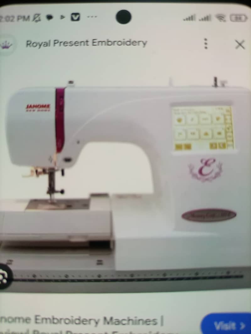 Embroidery swing machine for sale 0