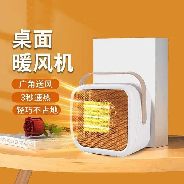 Mini Electric Heater - Efficient Desktop Heater for Home & Office Use 2