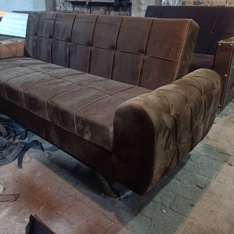 Sofa Set - Sofa cum bed - Sofa Bed - L shape sofa set - chair - Dewan 12