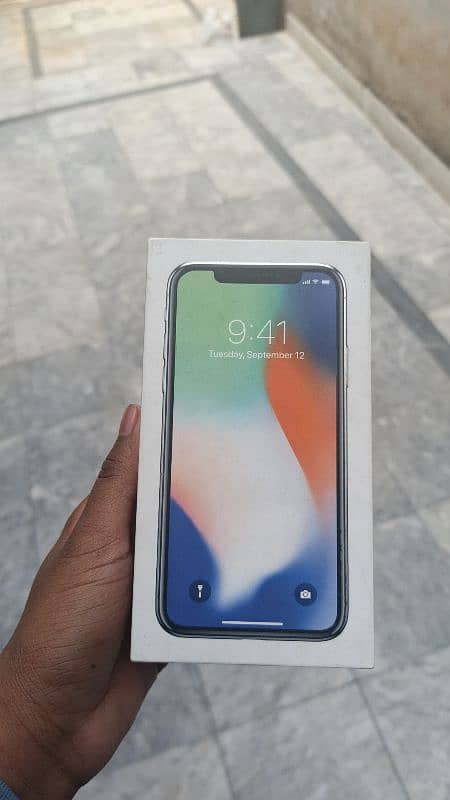 iphone X 64gb pta approved with box 6