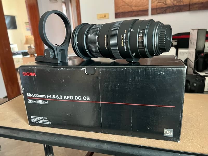 Sigma 50-500mm f/4.5-6.3 for Canon DSLR 0