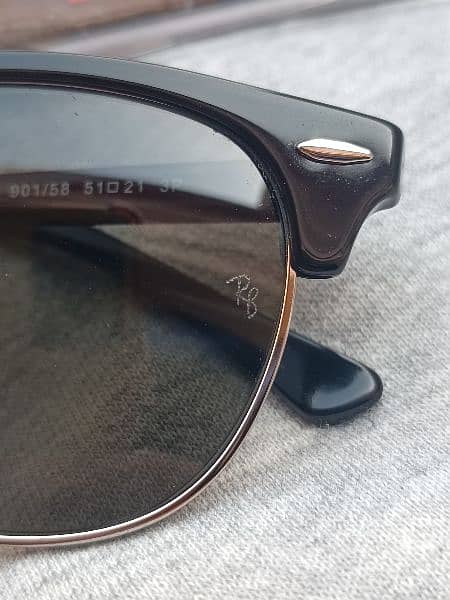 Rayban Clubmaster Polarized Sunglasses RB3016 901/58 51∆21 3p original 10