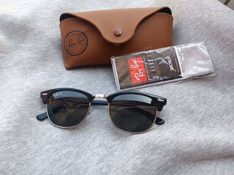 Rayban Clubmaster Polarized Sunglasses RB3016 901/58 51∆21 3p original 13