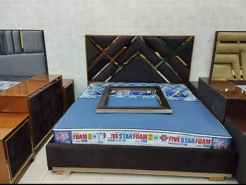 bed set - king size bed - double bed - wooden bed - poshish bed - bed 10