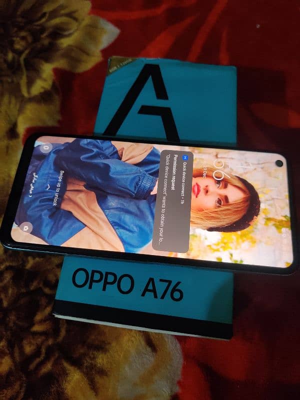 Oppo a76 6+4gb ram 128gb rom 5