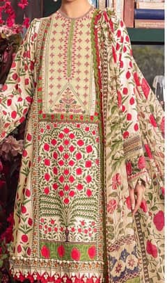 Elegant Khaddar - Dhank 3 Piece Suit Winter Collection's