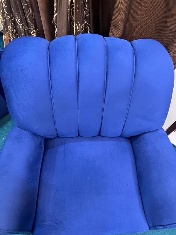 blue in demand velvet sofa 2