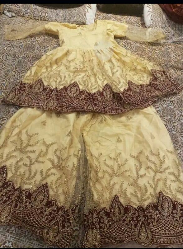 Fancy Frock and plazo for sale. 3