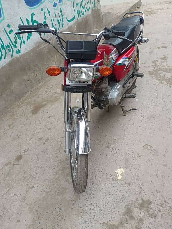 Honda CG 125cc 804 number 7