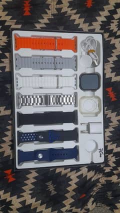 smart watch with 7 straps