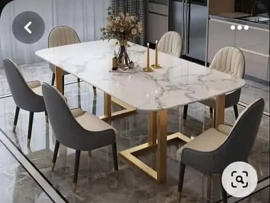 Dining Table - 6 Seater Dining Table - Dining Chairs - Cafe Chairs 8