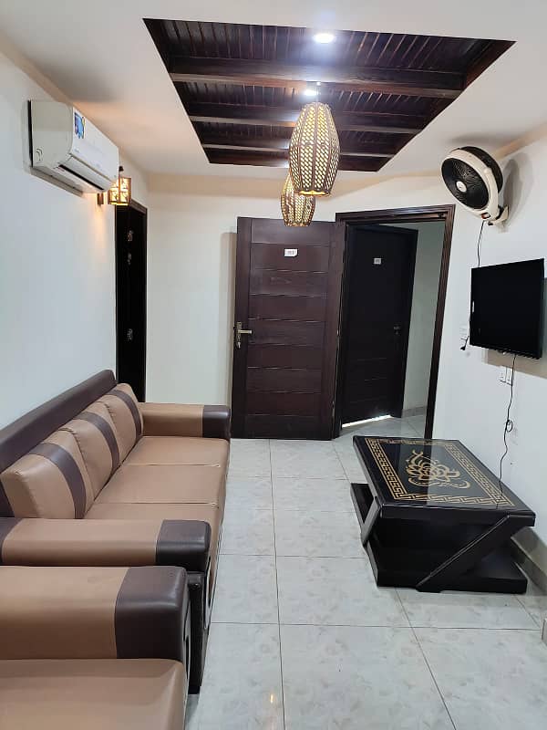 one bed luxury full furnished apartment available for rent 3