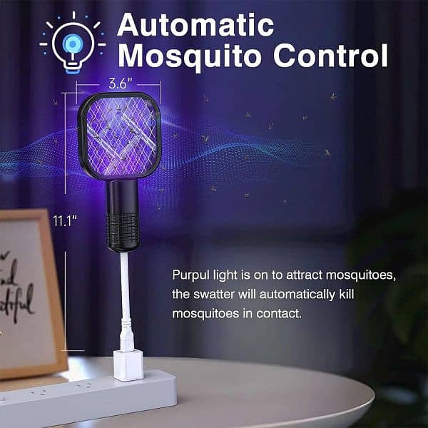 A mini USB electric mosquito racket 4