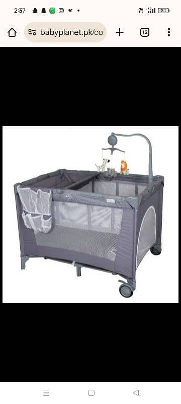 tinnies baby cot in excellent condition 3