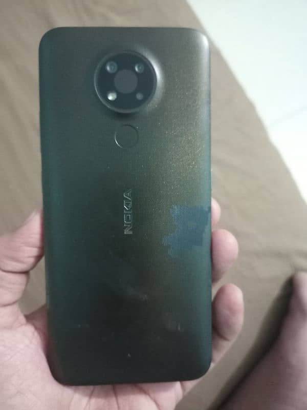 Nokia 3.4 3/32 gb mobile with box glass crack condition 8.5/10 2