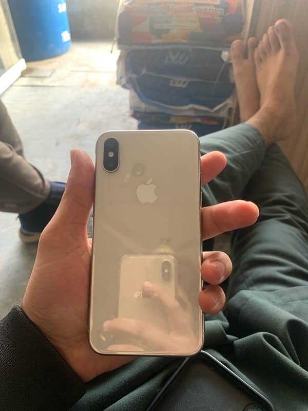 Iphone X 256 gb JV PTA approved with box 3