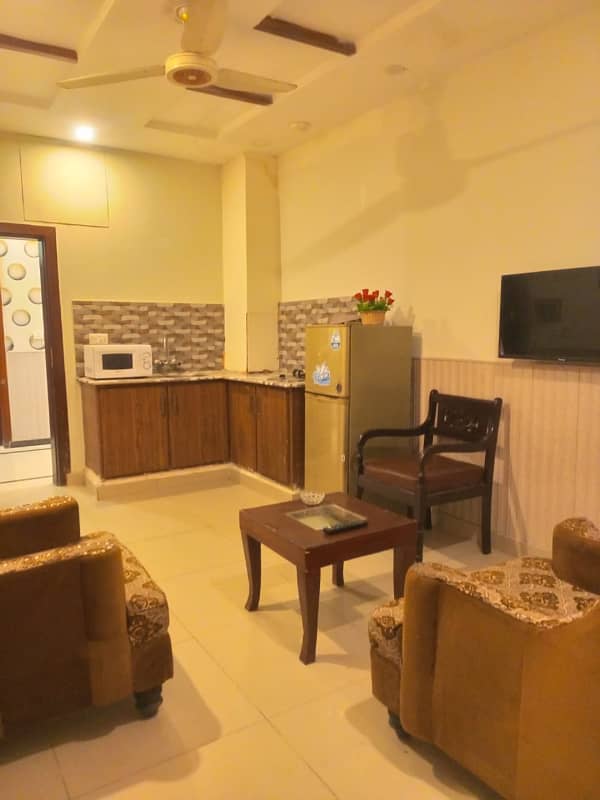 luxery furnished one bedroom apartment for rent in (perday) 1