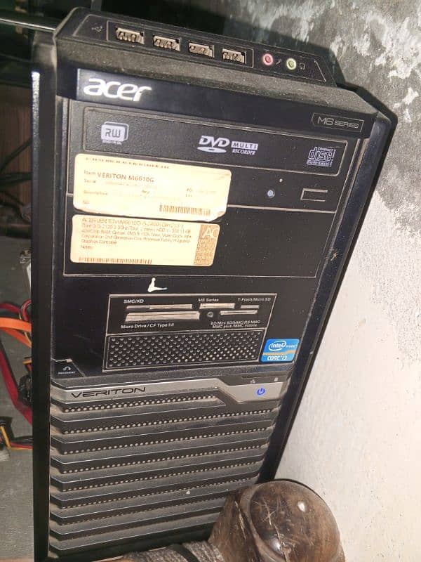 Acer pc core i3 2nd 10gb ram DDR 3 1.5 Tb hard generation far sale u 1