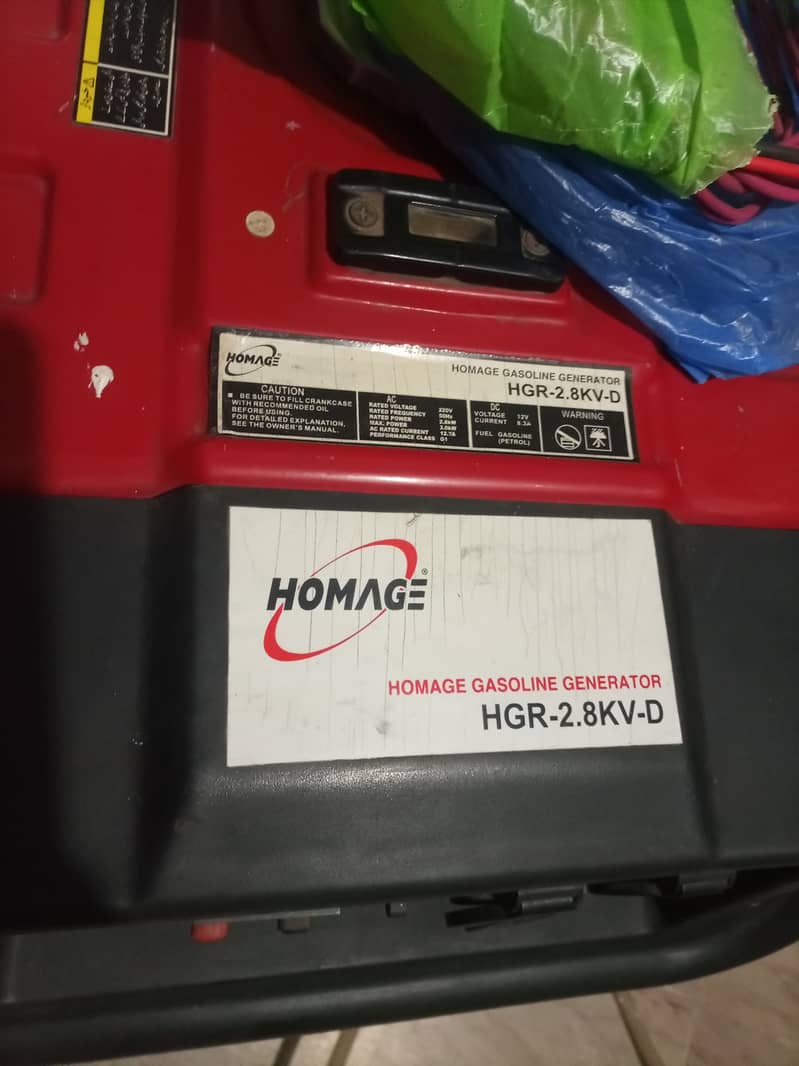 2.8 Gasolen homage generator just like new 3