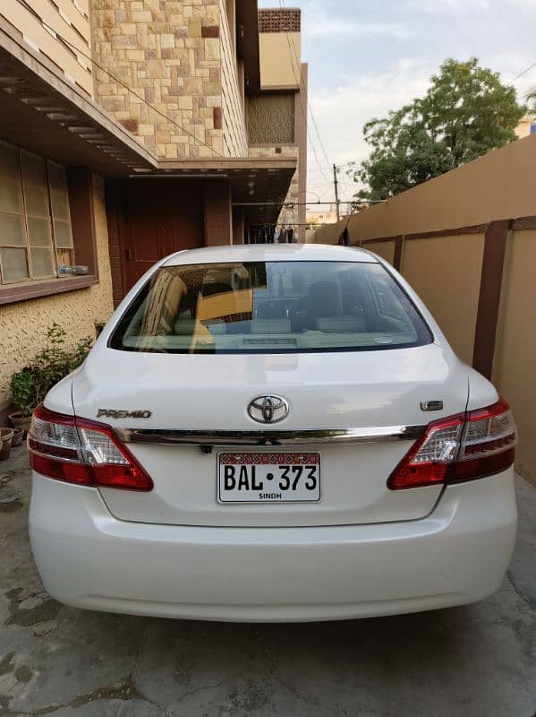 Toyota Premio 2010 model registered 2013 Perl White color 5