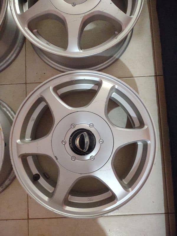 13 INCHES ALLOY RIMS ORIGINAL JAPAN 2