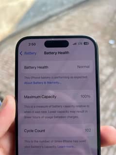 15pro 128GB 100% health 10/10 condition factory unlock