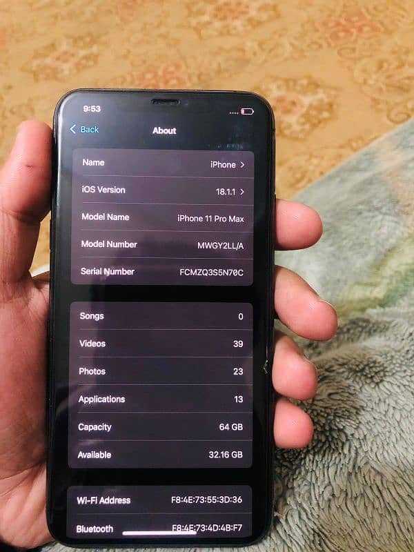 iphone 11 Pro Max jv Full Genuine neat nd clean 2