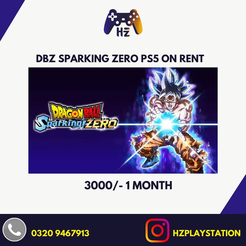 DBZ SPARKING ZERO PS5 0