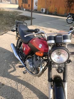 Suzuki GS 150 black color 2020 Model Islamabad REG