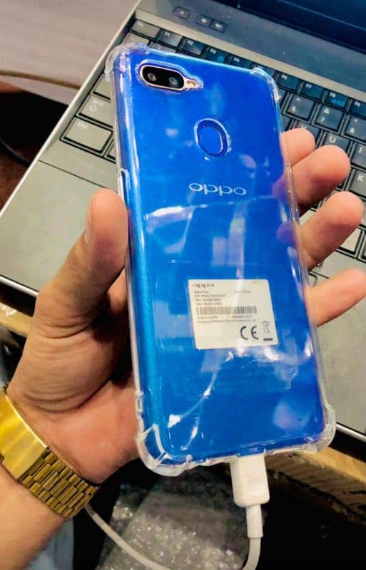 Oppo A5s blue color 3/32 with box 0