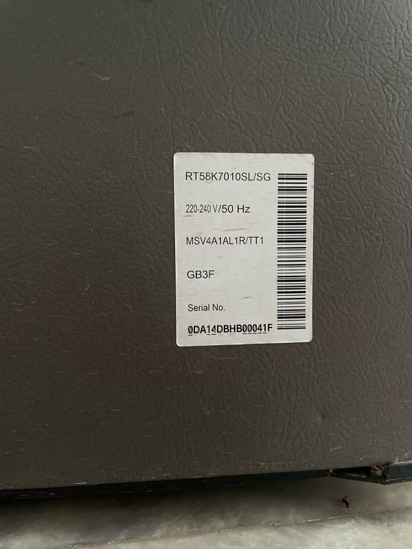 SAMSUNG inverter fridge used 1