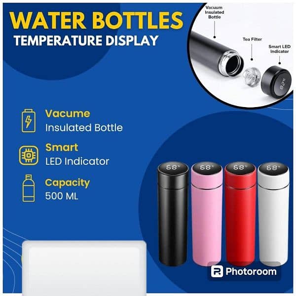 Temperature water bottle 500ml 1