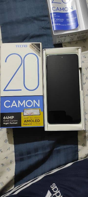 Tecno Camon 20 Art Edition with complete box | 8+8 GB, 256 GB| 10/10 1