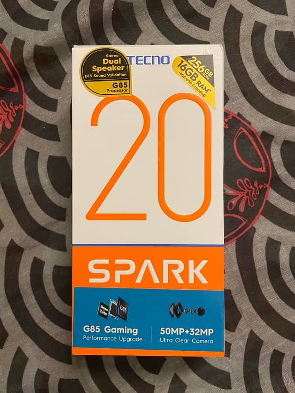 Tecno Spark 20 | 256GB | Under Warranty | Complete Box 2