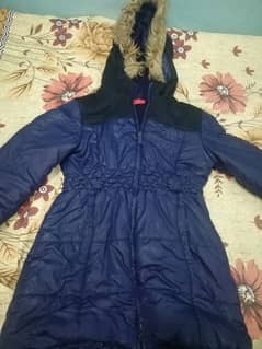 Puffer Jacket navy color for girls