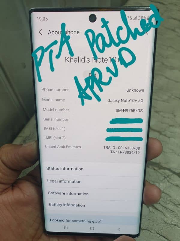 Galaxy Note 10+ plus, duos, 12/256, Only calll pllzzzz 3