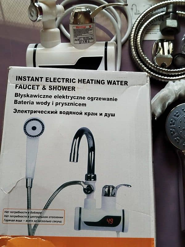 Instant Electric Heating Water Faucet. &. Shower 4