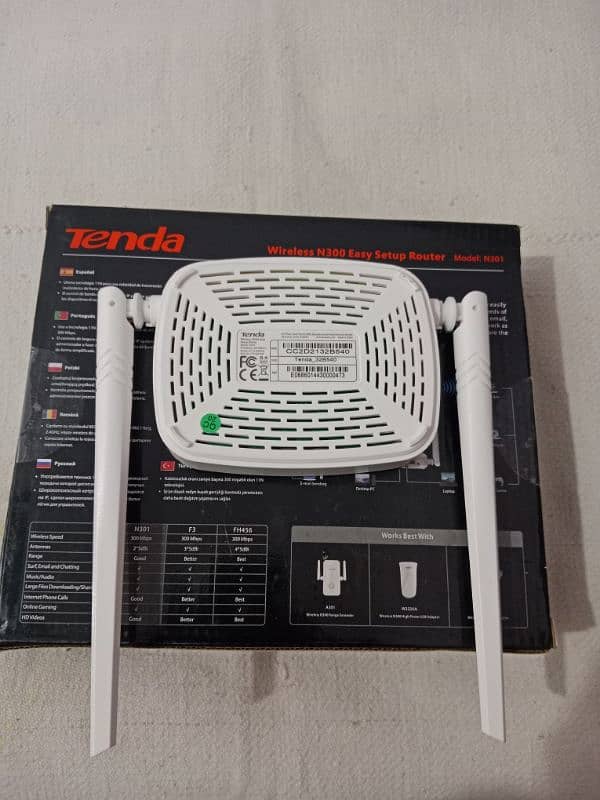 Tenda wireless N300 wifi router 1