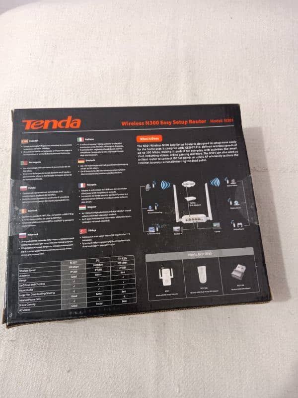 Tenda wireless N300 wifi router 3