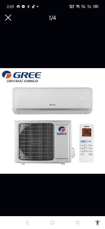 GREE AC 1 ton . . . White 2